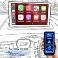 32GB Android15 Autoradio Für BMW X3 E83 2004-2012 GPS NAVI FM WIFI Apple Carplay