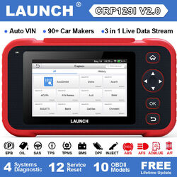 2025 Launch CRP129I V2.0 Profi KFZ Diagnosegerät Auto OBD2 Scanner TPMS EPB SAS