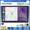 8-Kern 4+64GB Android 13 Autoradio GPS CarPlay DSP DAB+ Für Citroen C5 2008-2017