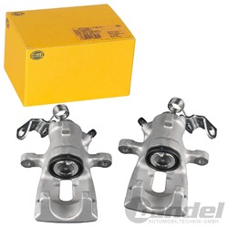 2x HELLA BREMSSATTEL HINTERACHSE passend für OPEL ASTRA G+H COMBO MERIVA A