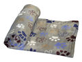 Nobby  Fleece Plaid "LISSI" Classic hellgrau; 75 x 100 cm Hundedecke