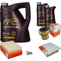 MAHLE Inspektionspaket 7L MANNOL 5W-40 Extreme für VW Passat Variant 2.3 VR5
