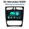 9" Android 12 Autoradio GPS Für Mercedes Benz C/CLK/G Klasse W203 W209 W463 Vito