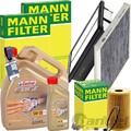 MANN INSPEKTIONSPAKET+CASTROL 5W-30 ÖL passend für HYUNDAI i20 II 1.1-1.4 CRDi