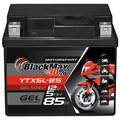 BlackMax YTX5L-BS Motorrad GEL Batterie 12V 5Ah YTX5L-4 50412 Roller CTX4L-4