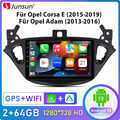 64GB Android 13 Autoradio GPS Navigation WIFI BT Für Opel Corsa E 2015-2019 Adam