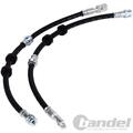 2x BREMSSCHLAUCH VORNE für VW POLO 9N SKODA ROOMSTER FABIA SEAT IBIZA 4 CORDOBA