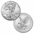 Souvenir 2021 1 oz American Silver Eagle Coin BU - 999 Fine Silver