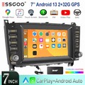 GPS BT Autoradio DAB+ Für Mercedes C//CLC Klasse W203 W209 Android 13 2+32G