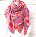 ZWILLINGSHERZ ♥ Dreiecktuch Strick Schal Wollschal mit Cashmere pink rot