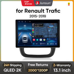 6+128G Carplay Android13 Autoradio Für Renault Trafic Nissan GPS Nav BT SWC DAB+