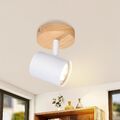 Deckenleuchte Spotleuchte schwenkbar Schwarz Deckenlampe Wandleuchte GU10 LED
