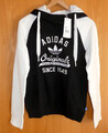 Adidas Originals Hoodie Damen  Kapuzenpullover Fb.Schwarz-Weiß Gr.S 34 Neu Top!!