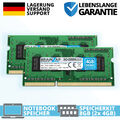 8GB DDR3 RAM SO-DIMM 1Rx8 PC3L-12800S-11-13-B4 1.35V CL11 Notebook Laptop 2x 4GB