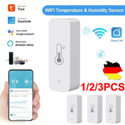 1-3X WLAN THERMOMETER HYGROMETER HEIMSICHERHEIT MINI WIFI SMART HYGROMETER APP