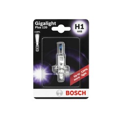 Glühlampe Halogen BOSCH H1 Gigalight Plus 120% 12V, 55W, 1 Stück [E]