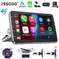 DAB+ Autoradio 8-Kern 10.1" 360° Drehbarer Bildschirm Android 14 6+128G GPS WIFI