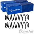 2X SACHS FAHRWERKSFEDERN HINTEN PASSEND FÜR SKODA YETI VW GOLF LINKS+RECHTS
