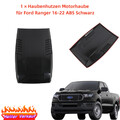 Mattschwarz Haubenhutzen Motorhaube Lüftung Schutz für Ford Ranger 2016-2022ABS 