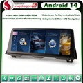 8-Kern 8+128GB Android 14 Autoradio GPS CarPlay DAB+Navi für BMW 5er F10 F11 CIC