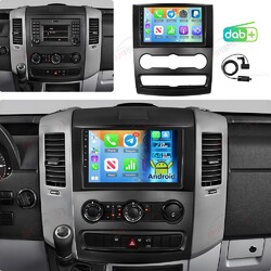 DAB+ Carplay 2+64G Für VW Crafter 2006-2016 Android 15 Autoradio GPS Navi WIFI