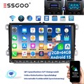 9" 2+64G Apple Carplay Android 15 Autoradio GPS Navi Für VW GOLF 5 6 Passat Polo
