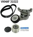 SKF VKMAF 31022 Keilrippenriemensatz für AUDI SEAT SKODA VW