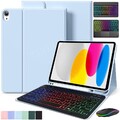 Bluetooth Tastatur Hülle Maus für iPad A16 11/10/9/8/7. Gen Air 6/5/4 Pro 11 13