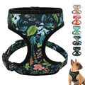 Blumen Hundegeschirr Mesh Gepolstert Welpen Softgeschirr Brustgeschirr S M L XL