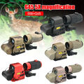 G45 5X Magnifier & 558 Holographisch Rot Grün Punktvisier Für 20mm QD Montage DE