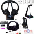 SilverCrest Gaming Headset Halter On Ear Kopfhörer USB Mikrofon PC Laptop Flip2M
