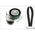 1x Keilrippenriemensatz Schaeffler INA 529 0466 10 passend für AUDI SEAT VW