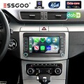 DAB+ 8 Core Autoradio Android 14 GPS Navi Für VW GOLF 5 6 Passat Touran Tiguan