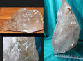 3,4 Kg Bergkristall / Rauchquarz Brasilien, großer Heilstein 24x15x9 cm Rohstein