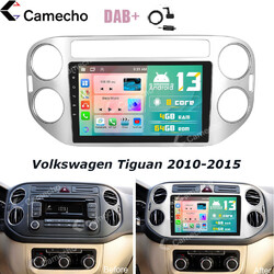 DAB+ 9" CarPlay Android 13 Autoradio GPS Navi WIFI BT Für VW Tiguan 5N 2010-2015