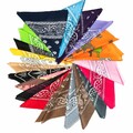 Bandana Halstuch Kopftuch Tuch Nikki Bandanas Biker Paisley Uni Muster Baumwolle