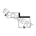 Alu Winkelstange 70x20x2mm ELOXIERT Aluprofil 1 Meter