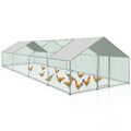Hühnerhaus Freigehege Tierlaufstall Kleintierstall Hühnerstall Voliere 3x2-8x2m