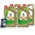4x 5 L LITER CASTROL MOTORÖL EDGE 5W-40 M MOTOR-ÖL MOTOREN-ÖL