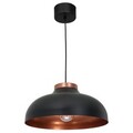 Hängelampe Pendelleuchte Schwarz Kupfer Ø 40 cm E27 Metall Modern Esstisch