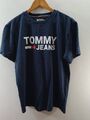 T-Shirt Tommy Jeans Größe Medium Passform blau