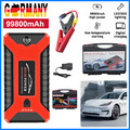 99800mAh Auto KFZ Starthilfe Jump Starter 12V Ladegerät Booster Power Bank PKW
