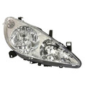 Scheinwerfer R 2*H1/H7 elektr.  chrom durchsichtig für PEUGEOT 307 08.00-09.07