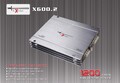 eXcalibur X600.2 2-Channel Car Amplifier 1200W MAX PWR – NEW – EAN 7109616440293