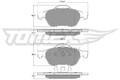 TOMEX Brakes Bremsbelagsatz, Scheibenbremse TX 14-71 für RENAULT