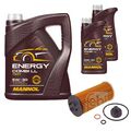 FEBI BILSTEIN Ölfilter 7L MANNOL Energy Combi LL 5W-30 für MINI Mini Countryman