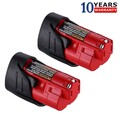 2X 12V 3.5Ah Ersatzakku Li-ion Für Milwaukee M12 M12B2 12 Volt Lithium XC Akku 