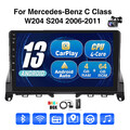 DAB+ Carplay Autoradio Für Benz C-Klasse W204 06-2011  GPS Cam Android 13 4+64G