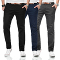 Stylische Herren Designer Chino Stoff Hose Stretch Regular Slim BW015 