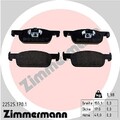 ZIMMERMANN Bremsbelagsatz, Scheibenbremse Vorderachse u.a. für DACIA, RENAULT